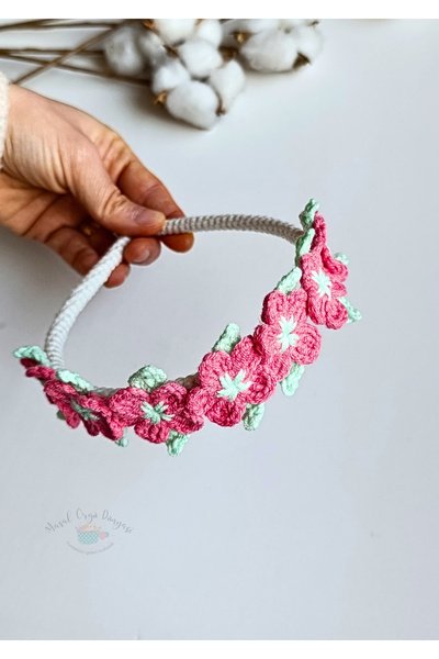 Masal Örgü Dünyası تاج ديزي وردي - صناعة يدوية