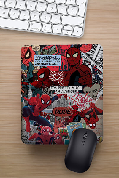 Namgo Spiderman Dude Bilek Destekli Eğlenceli Tasarımlı Hediyelik Mousepad