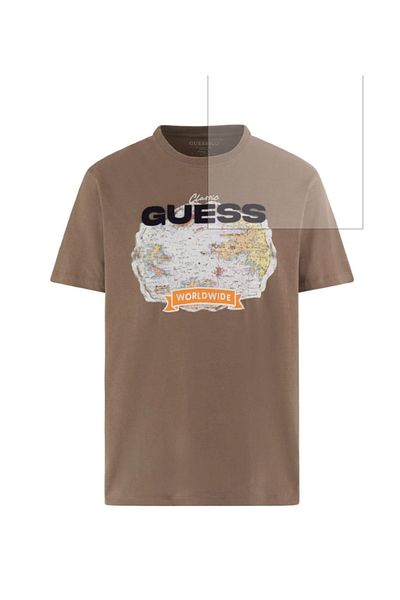 Guess Guess Ss Cn Planisph - Comfortable Cutting
