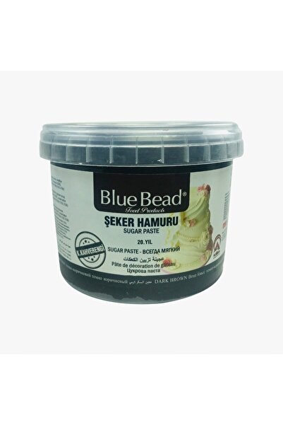 Blue Bead Koyu Kahverengi Şeker Hamuru 1 kg