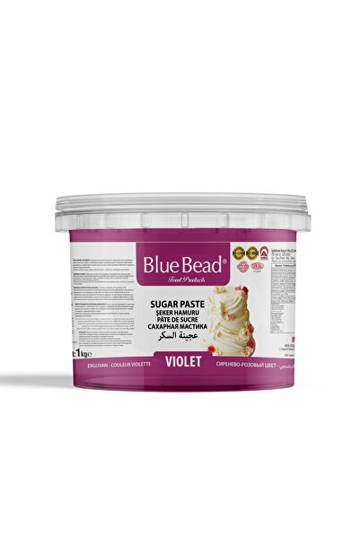 Blue Bead Erguvan Şeker Hamuru 1 Kg