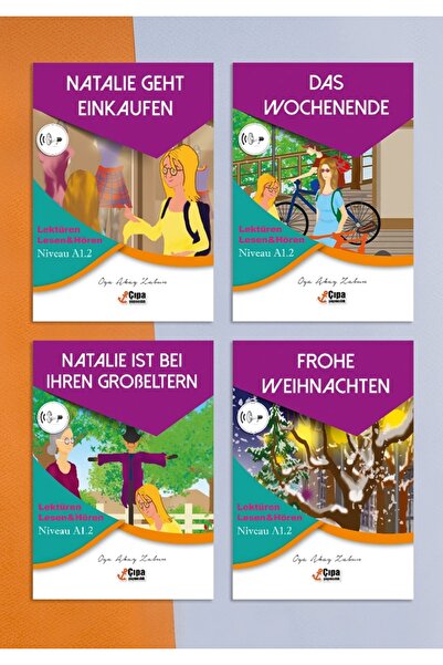 Çıpa Yayıncılık Çıpa Almanca Lektüren Aus Dem Alltag-2 A1.2 4'lü Hikaye Seti ...
