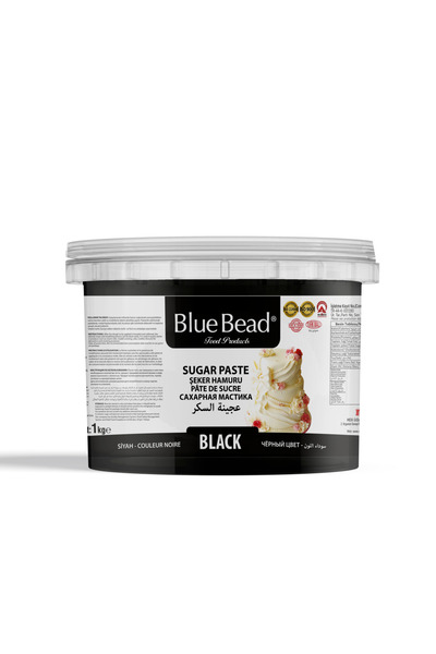 Blue Bead Siyah Şeker Hamuru 1 kg