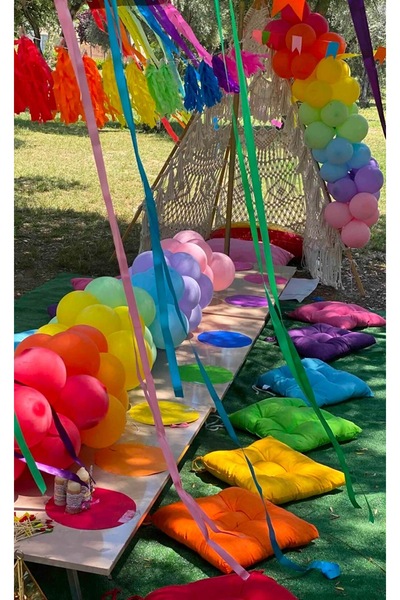 FABRİCAHOME Renkli 40x40cm Ip Bağlamalı Sandalye Minderi 1 Adet Sarı