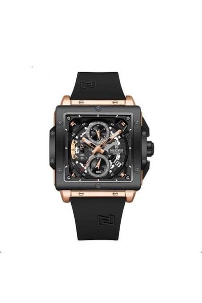 Naviforce Men's Wrist Watch Function Leather Band 2157