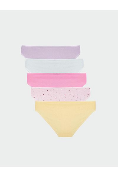 LC Waikiki Pachet de 5 chiloți de bikini cu imprimeu LCW Young