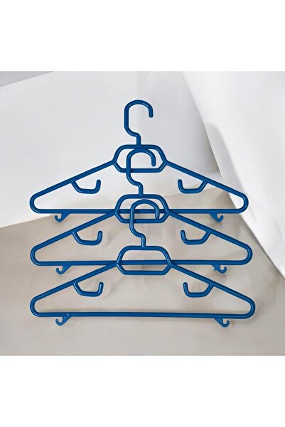 Genel Markalar 6 Adet Plastik Elbise, Pantalon Ve Ceket Askısı, Kokusuz Ve Kalın Plastik