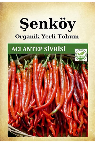Şenköy Yerli Antep Acı Sivri Biber Tohumu Doğal Kurutmalık Acı Biber Ata Tohu...