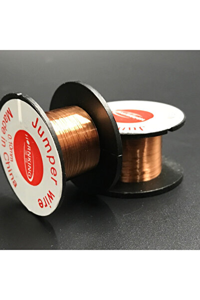 Genel Markalar Yepyeni Atlama Yol Cekme Teli Bakir Lehimleme 0.1mm Baglanti J...
