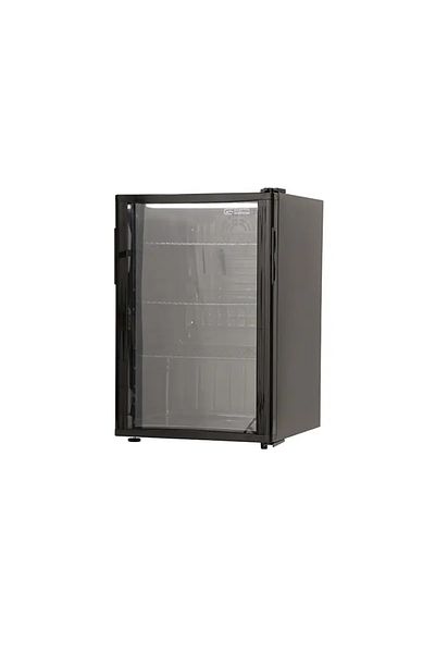 General Supreme Single Door Showcase Refrigerator (72 Ltrs), Black GS-128