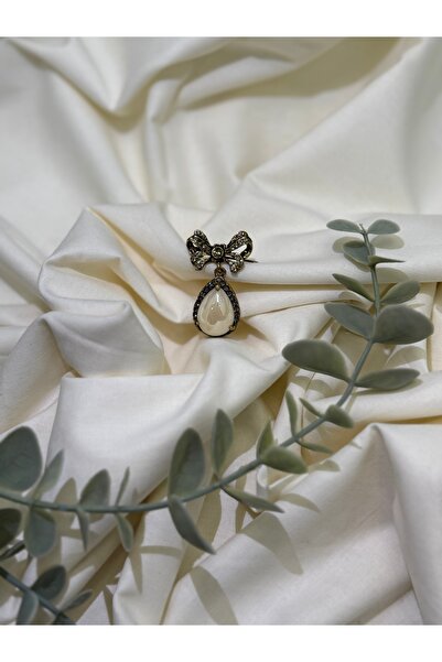 Genel Markalar Kararmaz El Yapımı Fiyonk Damla Broş