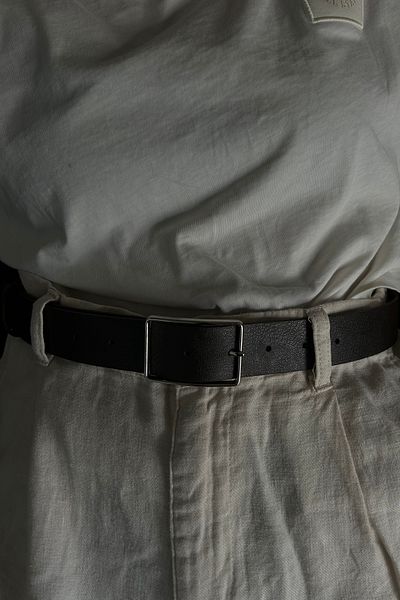 keisy Dai̇sy Silver Buckle Belt