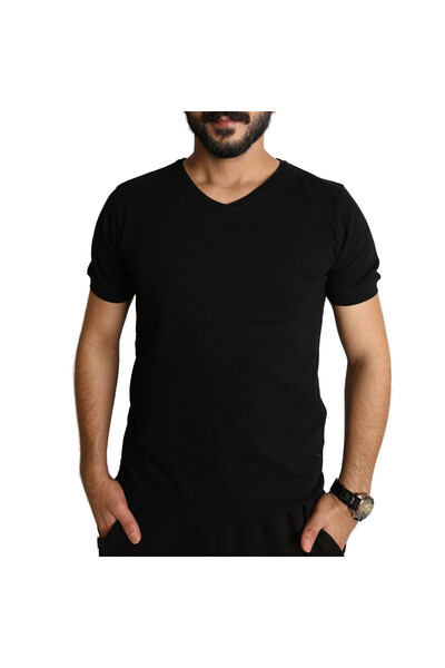 ZIDAN Men's V-Neck T-Shirt Comfortable and Stylish Casual Wear