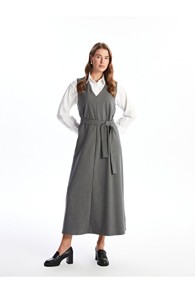 LC Waikiki Dámské šaty s výstřihem do V