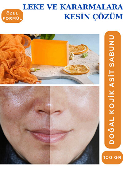 VERANT Kojic Asit Sabunu, Zerdeçal Ve Kojik Asit Etkisi Ile Leke Karşıtı Kojik Asit Sabunu