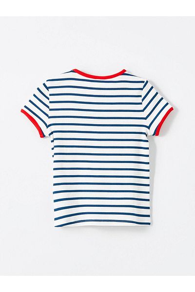 LC Waikiki Lcw Kids Crew Neck Striped Girl's T-Shirt