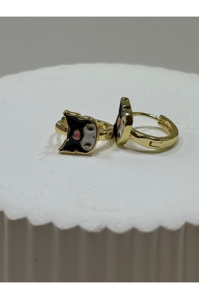 Gold Garden Kuromi Çocuk Küpesi