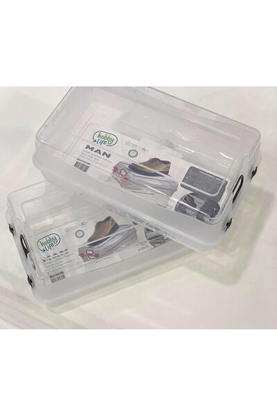 4AFACANÇEKİRGE 5 bucăți cutie pentru pantofi pentru bărbați, 10 litri