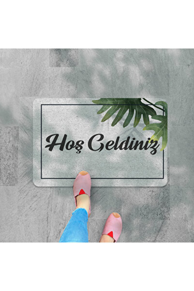 M&H Quality Welcome Written Coco Look Decorative Door Front and Interior Mat