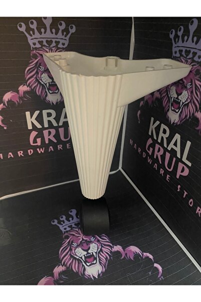 KRAL HIRDAVAT Akıllı Sehpa Ayağı, Tekerli Ayak, Tekerli Sehpa Ayağı 15cm 4 Ad...