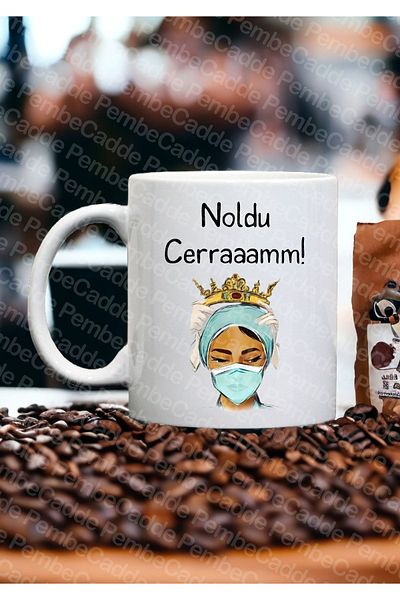 PembeCadde Spring Series Noldu Cerram Printed Replic Mug Cup 1stClass Printing Porcelain Doctor