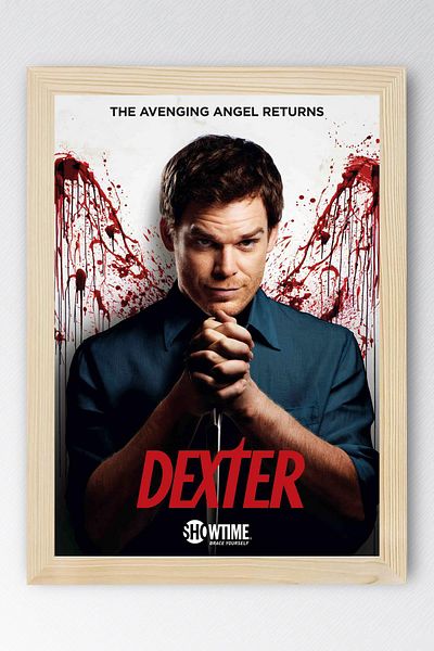 Saturn Dexter Framed Painting - Tv Series Poster Poster Painting