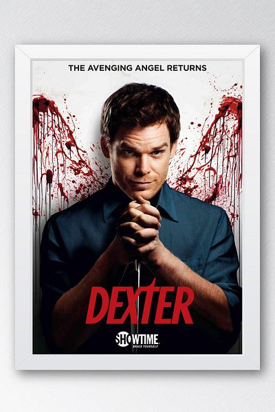Saturn Επιτραπέζιο με κορνίζα Dexter - Πίνακας αφίσας της τηλεοπτικής σειράς