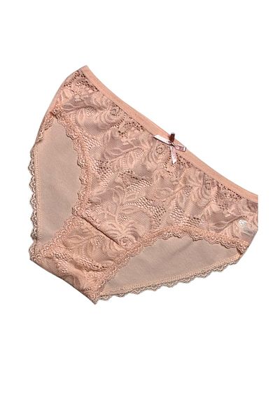 Gizli Butik Σετ 6 γυναικεία βαμβακερά εσώρουχα μπικίνι - μπροστινή δαντέλα