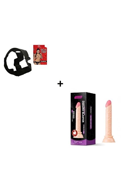 Genel Markalar Strapon Kemer Ve 13 Cm Dildo Set