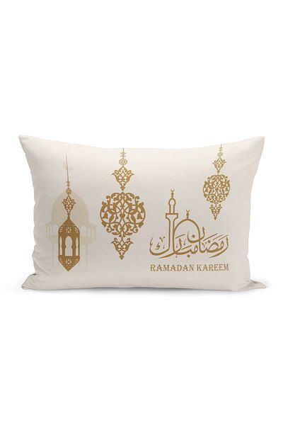 Bertille Home Seria Ramadan - Set de 8 huse de pernă imprimate digital