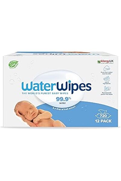 Take and Happy Waterwipes Yeni Doğan & Hassas Ciltler Için 720 Yaprak Bebek I...