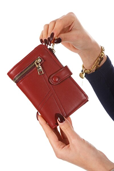 Newish Polo Newi̇sh Polo Pat Women's Card Holder Wallet with Zipper
