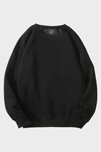 Bravebell Hanorac basic negru cu 2 fire, cu detalii brodate