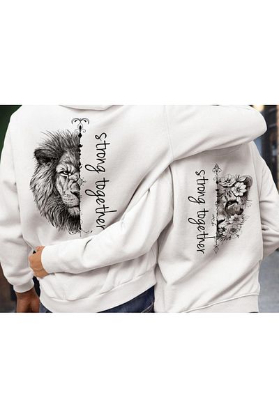 Elvino Valentine's Day Custom New Design Couple Sweatshirts