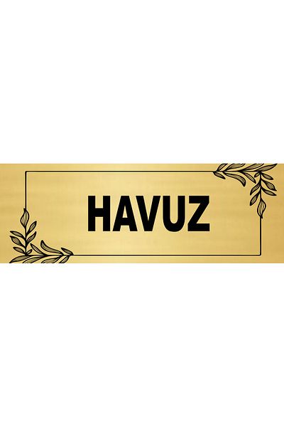 sıradışıhediyem لوح توجيه لحمام السباحة 20x7 سم. صفائح معدنية