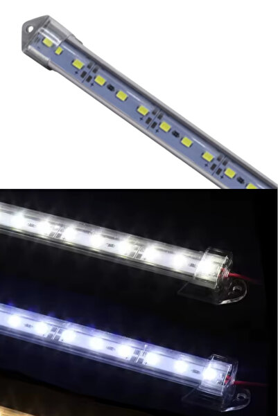 DEMİRLED Alüminyum Kasalı Çubuk Bar Led 12V 72 Ledli 5730 Şeffaf Cam NATURAL ...
