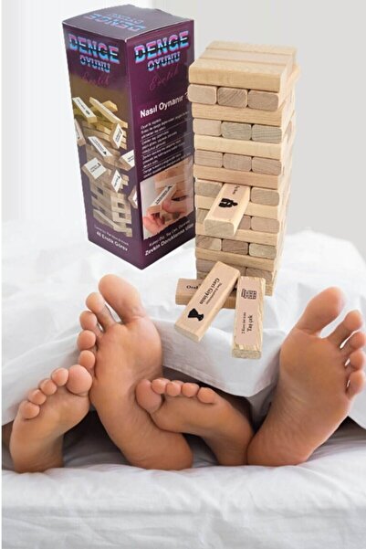Byanes Fantezi Denge Oyunu Cezalı +18 Oyun Jenga