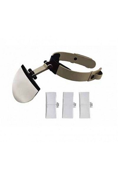 Nikula Hat Type Helmet Magnifier Magnifying Glass with 4 Different Magnification Lenses