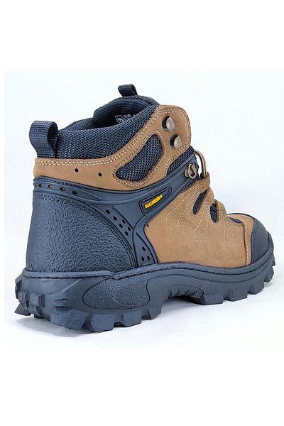 Bulldozer Δερμάτινες μπότες εξωτερικού χώρου Nubuck - Sand Color 250004