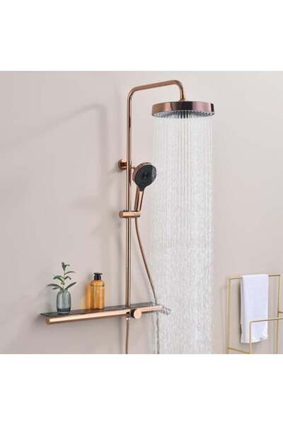 MaseMode Luxor 3 Fonksiyonlu Duş Seti Rose Gold