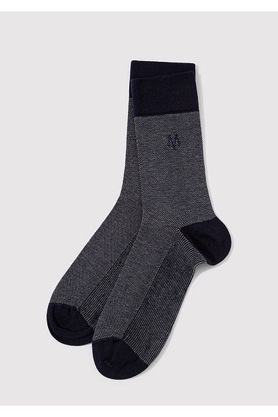 Mavi Bedruckte marineblaue Socken 091760 -28417