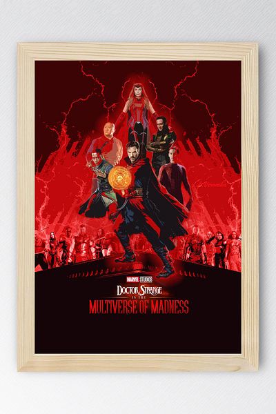 Saturn Doctor Strange Framed Painting - Marvel Movie Poster Poster Painting