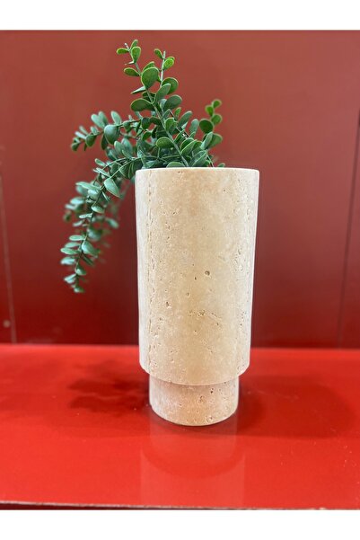 MIARIK DESIGN & DEKORASYON DekoratIf Traverten  Mermer Vazo