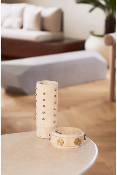 MIARIK DESIGN & DEKORASYON DekoratIf Traverten  Mermer Vazo