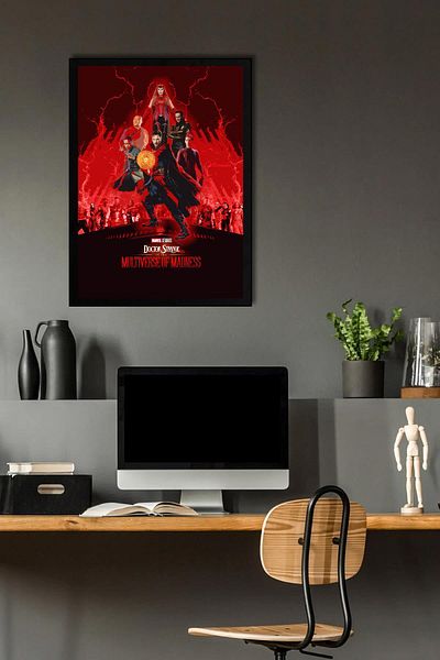 Saturn Tablou înrămat Doctor Strange - Poster Poster Film Marvel