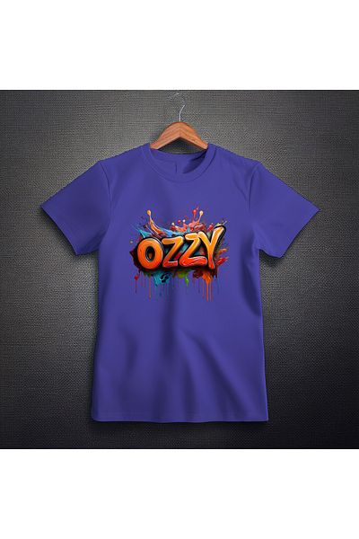Ozzy Ψηφιακό μπλουζάκι με μοτίβο Unisex Ozzy Logo-2