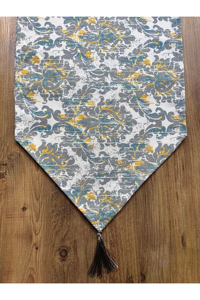 HALFART Avant-garde Mint Duck Linen Runner - Σετ 6 τεμαχίων κρέμα Supla