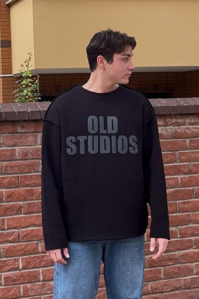 Dikiş Detaylı Oversize Sweatshirt