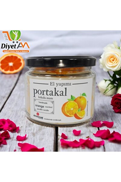 Diyet AVM Mükemmel kokulu taşınabilir ve ergonomik Portakallı kavanoz mum