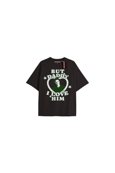 TIMESWASTINGIRL Echipa Twilight Y2k - Tricou „I Love My Boyfriend” COD-Edward